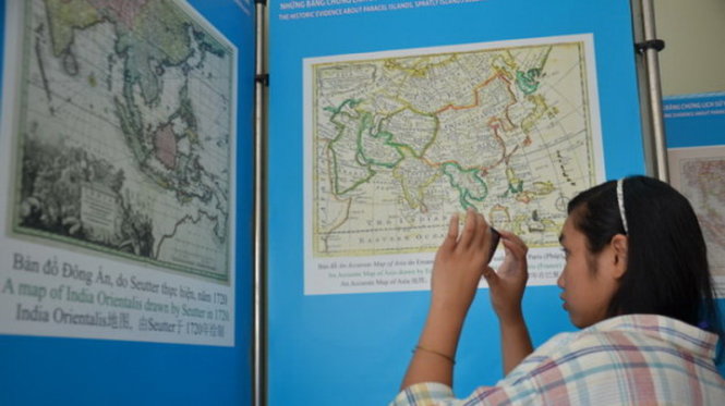 นิทรรศการ“หว่างซาหรือพาราเซลและเจื่องซาหรือสเปรตลีย์ของเวียดนาม หลักฐานทางประวัติศาสตร์และนิตินัย”